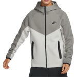 Nike Sportswear Tech Fleece Windrunner Mugav t&auml;ispika lukuga pikkade varrukatega jakk Meeste jakid Light-Iron-Ore Cool-Grey Black FB7922-014 M gray