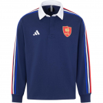 Adidas Ffr Kultuur Jsy Mood Pehme Kampsun Pikkade Varrukatega Ragbi S&auml;rk Meeste Topp Tume Sinine JP0364 XS