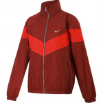 Nike Ss25 Windrunner Moodne k&otilde;rge kraega mitmek&uuml;lgne mugav jakk Naiste jakk Punane FV6305-619 S