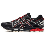 Asics Gel-Kahana 8 Moodsad Mugavad Kangas S&uuml;nteetiline Nahk Madalad Treening Jooksujalatsid Meeste toss Must Punane 1011B109-004 40