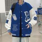 Meeste kevad-s&uuml;gis High Street lahtine vabaaja kolledži huligaani kena paari jakk 3XL roheline