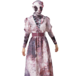 Halloweeni-stiilis kost&uuml;&uuml;mid, Silent Hilli m&auml;ngu lihuniku cosplay kost&uuml;&uuml;mid, karjuvad peoetendused, lillelised kost&uuml;&uuml;mid M gray