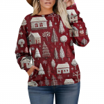 J&otilde;ulupusad naistele Kampsun Armas s&auml;rk S&uuml;gisene pusa &Uuml;laosa XL veini