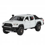 1/32 Toyota Tacoma Sulamist Pikapi Auto Mudel Die-Cast Metall Maastikuautod Auto Mudel K&otilde;rge Simulatsioon Heli ja Valgus Laste M&auml;nguasi Kingitus valge