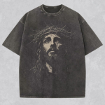 Jeesuse S&auml;rk Christian Streetwear Usuline Kingitus Talle v&otilde;i Talle Usu R&otilde;ivad Comfort Colors Unisex T-s&auml;rk Jeesus Kristus Kiriku R&otilde;ivad L black