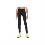Nike Therma-Fit Pro Mugavad nahas&otilde;bralikud keskmise v&ouml;&ouml;kohaga retuusid Laste retuusid Must Valge HF4674-010 XL