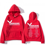 Ariana Grande Huppar S&uuml;giseks/Talveks Gootiline Mugavad Dressipluusid Pikkade varrukatega Hip Hop Riided Sudaderas Kapuutsiga Punk Huppar S