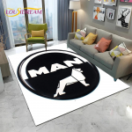 Meeste veoauto logo seeria tr&uuml;kitud vaip koduseks elutuppa, magamistuppa, diivani ette, uksemati kaunistuseks, laste ala vaip, p&otilde;randamatt 60*90cm