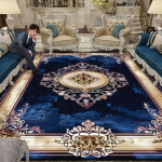 Suure pindalaga uhke vaip elutuba Euroopa kaunistus Kohvilaua p&otilde;himatt Libisemiskindel magamistuba garderoobivaibad Kohandatav 140*200cm