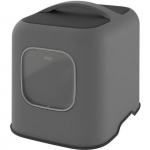 ROTHO - Maison toilette pour chat 50 x 38x 40 cm - Bac &agrave; liti&egrave;re - Anthracite stormcloud v&auml;rvi