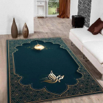 Islami festivali palvevaip moslemite p&otilde;lvili olemise pol&uuml;estermatt Ramadan Kareem moslemitele islami vaip palve p&otilde;randamatid libisemiskindel vaip 120 x160cm