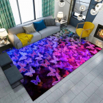 Imeilus Butterfly Design ECO-s&otilde;bralikust materjalist vaip elutuppa Magamistoa voodivaip P&otilde;randamatt Esiku libisemiskindel vaip 40x60cm