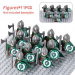 11tk LOTR P&auml;kapikud S&otilde;dur Orkid Armee Figuurid Kiiver Valvur S&otilde;dalane Vibumees Keskaegsed Ristis&otilde;itjad Ehitusklotsid Tellised m&auml;nguasjad lastele kingituseks