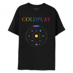 Cold-play Music of The Spheres World Tour 2025 T-s&auml;rgid Puuvillased T-s&auml;rgid Heavy Mental Fashion Graafiline T-s&auml;rk L&uuml;hikeste varrukatega unisex topsid 4XL
