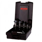 RUKO ULTIMATECUT 4S 102891PRO Jeu de fraises coniques 5 pi&egrave;ces 6.30 mm, 10.40 mm, 16.50 mm, 20.50 mm, 25 mm HSS tige cy