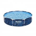 Piscine hors sol tubulaire BESTWAY - Steel Pro&trade; - 305 x 66 cm - Ronde sinine