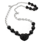 Collier Femme - Folli Follie - 4N0T071K - Argent&eacute; - 45 cm - R&eacute;sine h&otilde;be