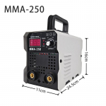Mini 220V kerge elektriline keevitusaparaat MMA250 - K&auml;eshoitav alalisvoolu kodune keevitusmasin