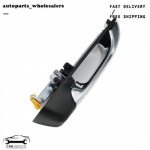 Driver Side Left Front Chrome & Black Exterior Outside Door Handle fits Ram US