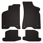 Dywaniki samochodowe gumowe do: Volkswagen Lupo hatchback (1997-2005) - czarne, dopasowane