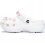 Crocs Classic Clog Roosa Kitty Classic Cloud Clogs Naiste Valge 38-39 valge