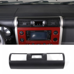 ABS Matte black For Toyota FJ Cruiser 2007- Dashboard Steering Wheel Door Trim Rearview Mirror Cap Taillight Fog Light Trim Style 8