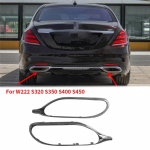 A51K-2 TK Kaitseraua Summutitoru Kate Liist H&otilde;bedane Plastik Mercedes Benz S-klassile W222 S320 S350 S400 S450 A2228852900 A2228853 h&otilde;be