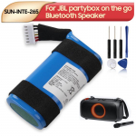 JBL partybox on the go SUN-INTE-265 Bluetooth-k&otilde;lari aku 2475mAh jaoks
