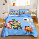 Toy Story Anime Kodu Magamistuba Mugavus P&otilde;hjamaade pol&uuml;estermaterjal sobib lastele ja t&auml;iskasvanutele 3-osaline komplekt EU Single(135*200cm)3pcs