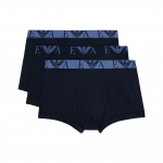 Emporio Armani EA Kirjatr&uuml;kiga Logoga V&ouml;&ouml;kohaga Bokserid Meeste aluspesu 111357-3F715-40035 M
