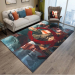 15 suurust Kratos S&otilde;jajumal M&auml;nguri Ala Vaip Suur, Vaip elutuppa magamistuppa diivani uksemati kaunistuseks, Laste m&auml;ngimine libisemiskindel p&otilde;randamatt 40x60cm (16x24in)