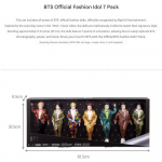 BTS Ametlik Moenukk 7 tk Pakk Mattel BTS Kaup Idoli Liigendnukk Kingitusepakend Toode
