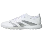 Adidas Predator 24 League Low Turf Cloud White Silver Metallic Grey IE2613 44