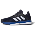 Adidas Solematch Bounce Breathable Lightweight Low top Running Shoes Unisex Black Blue EF2440 44⅔