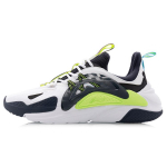 Li Ning Spark Breathable And Lightweight Low top Sports Casual Shoes Men's White Blue Black AGLQ057-1 41.5