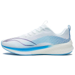 Li Ning Red Hare 5 Pro Fabric Cushioning Slip Resistant Abrasion Resistant Low top Running Shoes Men's White Blue ARMS003-10