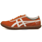Onitsuka Tiger Tsunahiki Veisenahk, S&uuml;nteetiline Nahk Kulumiskindel Madalad Vabaaja Jooksujalatsid Unisex Oranž 1183A085-800 36