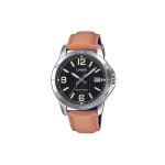 CASIO Unisex Standard Series 41,5 mm Must Kell MTP-V004L-1B2 MTP-V004L-1B2 Black Dial