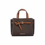 Michael Kors MK Emilia Klassikaline Monogrammiga Lukuga Magnetkinnitusega K&auml;ekott Naiste K&auml;ekotid Pruun 35H0GU5S1B-200 Box(Basic Set+Box)