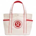 Lululemon Igap&auml;evane 6,5L V&auml;rvilise Bloki Logoga T&otilde;mblukuga K&auml;ekott Naiste T&otilde;mblukuga K&auml;ekotid Kreemjas Punane LU9BXWS-072120 Natural & Special Red/NAT/LURD