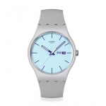 Swatch BLUEBERRY SKY NEW GENT BIOSOURCED K&auml;ekell SO29M702 hall v&auml;rv