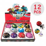 12 tk Pokemoni palli Pokepalli komplekt lastele m&auml;nguasjad figuurid Pikachu laste kingitused
