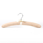 Luksuslikud tikitud kangast polsterdatud riidepuud | Libisemiskindlad pehmed riidepuud kleitide, siidist ja pulmakleitide jaoks (2/5 pakki) 2-pack beige