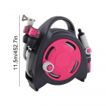 Sisset&otilde;mmatav automaatne kerimismasin Aiaveevooliku rullt&ouml;&ouml;riist Autopesula voolikurullid 38ft autopesutarvikute kastmiseks punane