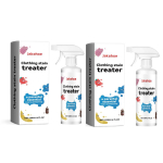 Kaasaskantav plekieemaldaja Pestav-vaba Kiiresti Tolmu Valgendav Dekontaminatsioon Pesuaine Kanga &Otilde;lieemaldaja T&otilde;hus Pihusti 120 ml 2pcs gray