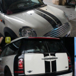 Kapott+Pagasi mootor+Tagumine joon Auto kleebised ja decalid Autode stiilimine Mini Cooper S Clubman R55 5 ust 2008-2015 Tarvikud