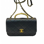 Chanel 25a Br&auml;nditud Nahast Kettrihmaga Messengeri Kott Naistele Must Basic+Dust Bag must