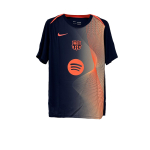 Nike Meeste FC Barcelona Dri-FIT Academy Pro Eelm&auml;ngu L&uuml;hikeste Varrukatega Jalgpallis&auml;rk Kesk&ouml;&ouml; Sinine HM3437-411 L black