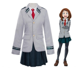 Minu kangelaste akadeemia cosplay &uuml;likond, Green Valley Yujiu cos koolivorm cos &uuml;likond M gray