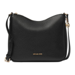 Michael Kors Nayla Kuldne Riistvara Logo Ripats Crossbody Kott Naiste crossbody kott Must 35S6G5ZM2L-BLACK Basic Set (Bag+Dust Bag) black